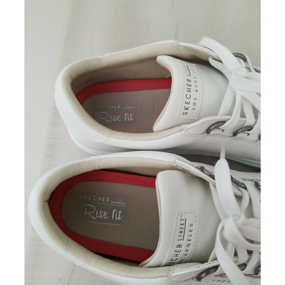 Skechers Womens Side Street Core Set White Fashion Sneakers Size 11 73532 - Picture 5 of 7